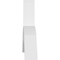 Ekena Millwork Archdale Architectural Grade PVC Gable Bracket, 96"W x 20"H x 4"D x 4"F, 5/12 Pitch GBP096X20X0404ARC00 - alternate 4